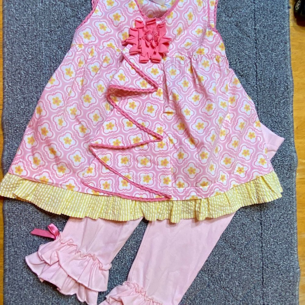 Candy Bean girls pink outfit